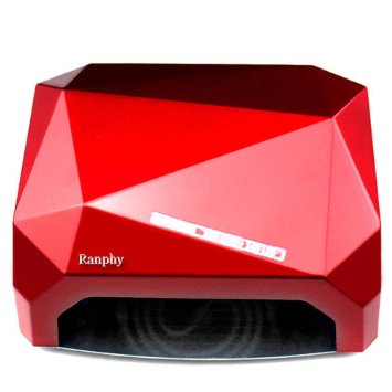 Ranphy 36W LED CCFL Nail Dryer Diamond Shape Curing Lamp Machine For UV Gel Nail Polish