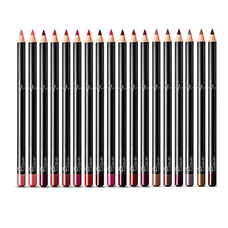 DC-BEAUTIFUL 18 Colors Lip Liners Pencil Set, Premium Waterproof Smooth Lip Pencils, Long Lasting Matte Makeup Lipliners