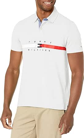 Tommy Hilfiger Mens Flag Pride Polo Shirt in Custom Fit