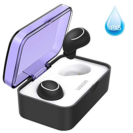 Truly Wireless Earbuds, in Ear Bluetooth Headsets Sweatproof True Wireless Headphones Noise Cancelling Earphones with Mic for iPhone iPad Smartphones