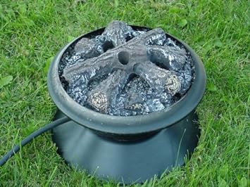 Fire Dancer Portable Gas Campfire And/or Patio Fireplace with Ceramic Log Kit