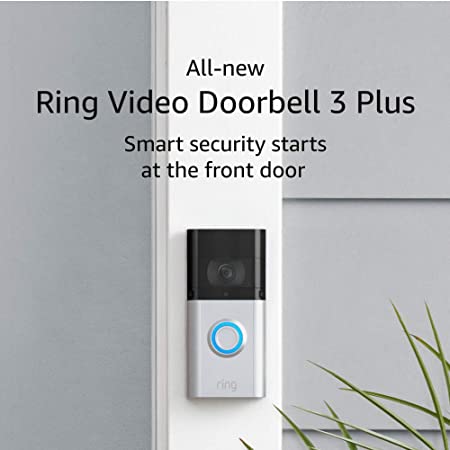 All-new Ring Video Doorbell 3 Plus – 1080p HD video, improved motion detection, 4-second previews, easy installation