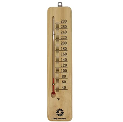 Bjerg Instruments Liquid Sauna Thermometer Temperature Measurement Device for Sauna Room