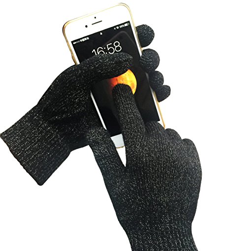 Womens and Mens Sport iPhone Touchscreen Gloves, Texting Gloves for Smartphones & Tablets