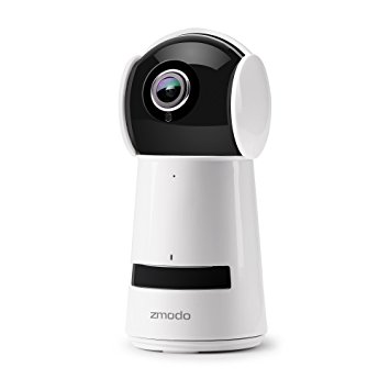 Zmodo 1080p HD Pan/Tilt/Zoom Wireless IP Security Surveillance Camera System Night Vision and Two Way Audio - Cloud Service Available