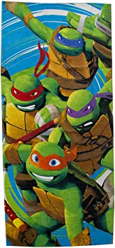 Nickelodeon Teenage Mutant Ninja Turtles Jump Cotton Pool/Beach/Bath Towel