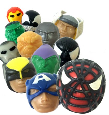 Marvel Mashems Squishy Toys Mystery 6-pack Collect All 12