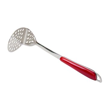 Stainless Steel Potato Masher in Red by Cellar Made