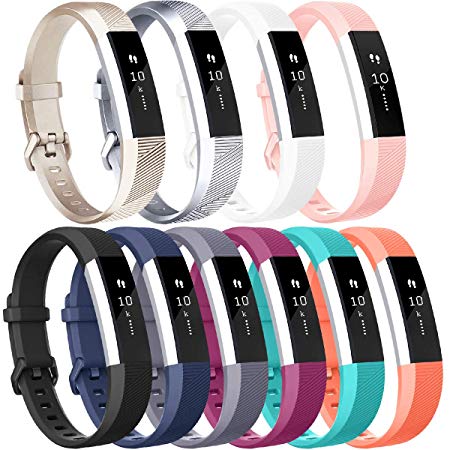 Vancle Sport Bands Replacement for Fitbit Alta and Fitbit Alta HR, 10 Pack