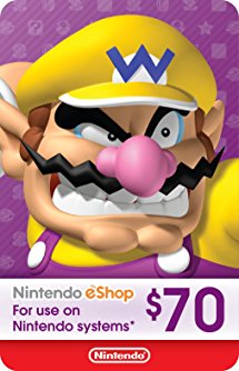 eCash - Nintendo eShop Gift Card $70 - Switch / Wii U / 3DS [Digital Code]