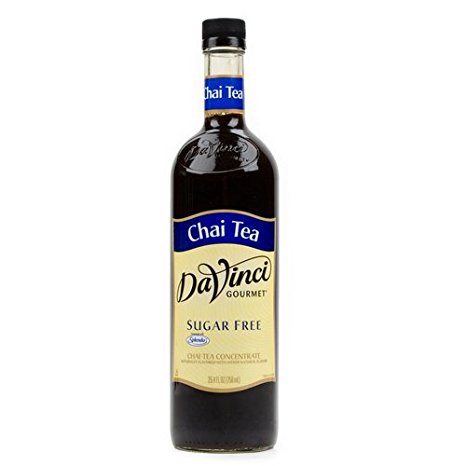 DaVinci Chai Tea Sugar Free Concentrate w/ Splenda 750 mL