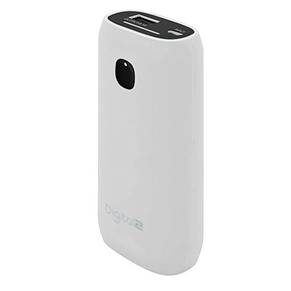 Digital2 Portable Battery PRO with LED Battery Life Indicator - White (DP-4400F_WH)