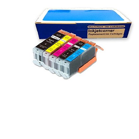 Inkjetcorner 5-Pack Compatible Ink Cartridge Replacement for Canon PGI-250XL CLI-251XL Pixma IP7220, MG5420, MX722, MX922, MG5520, MG5400, MG5422, MG6420 PGI-250 CLI-251