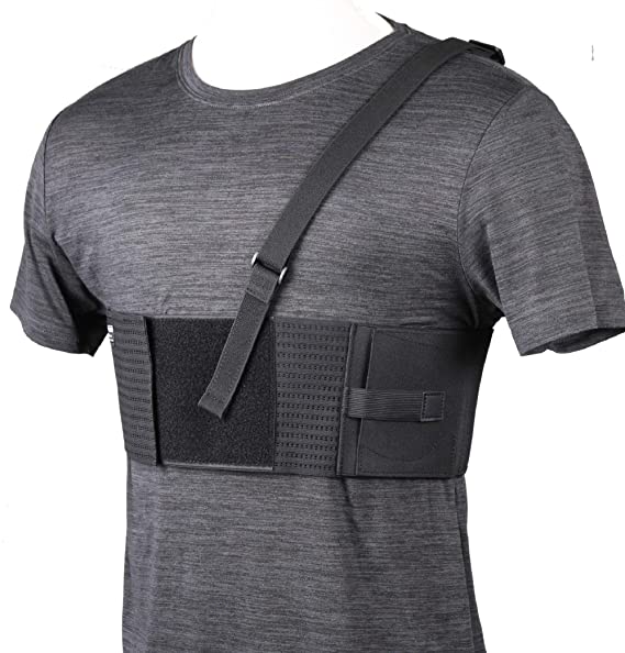 STINGER Premium Ultra Breathable Chest Shoulder Holster for Concealed Carry, Universal Underarm Gun Holster, Fabric Comfortable Handgun Holster