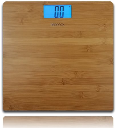 Modern Bamboo Weighing Body Scale 2014 Product 400lb capacity Digital Blue Backlight LCD screen decor for Bath Kitchen and Living room
