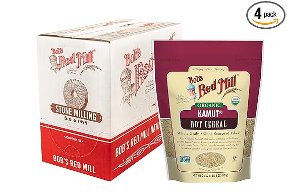 Bob's Red Mill Cereal Kamut Organic, 24-ounces (Pack of4)