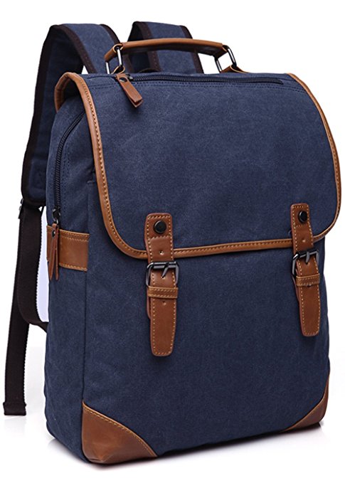 Aidonger Unisex Vintage Canvas Casual Backpack