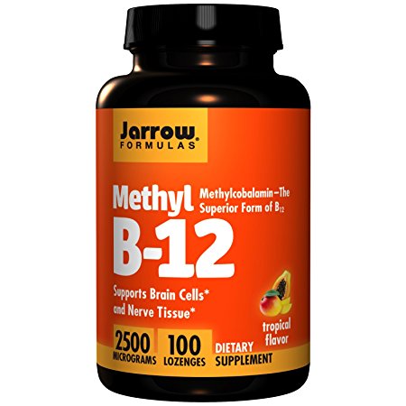 Jarrow Formulas - Methyl B-12, Tropical Flavor, 2500 mcg, 100 Lozenges