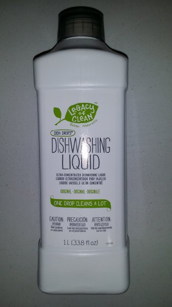 Legacy of Clean Dish Drops Dishwashing Liquid Detergent REFILL - Original Scent - 1 L338 fl oz