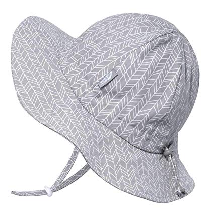 JAN & JUL UPF 50  Cotton Sun-Hat, Adjustable with Strap, for Baby Boy, Girl, Toddler and Kids