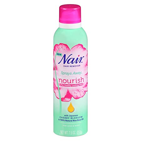 Nair Hair Remover Sprays Away Nourish Legs & Body 7.5 oz