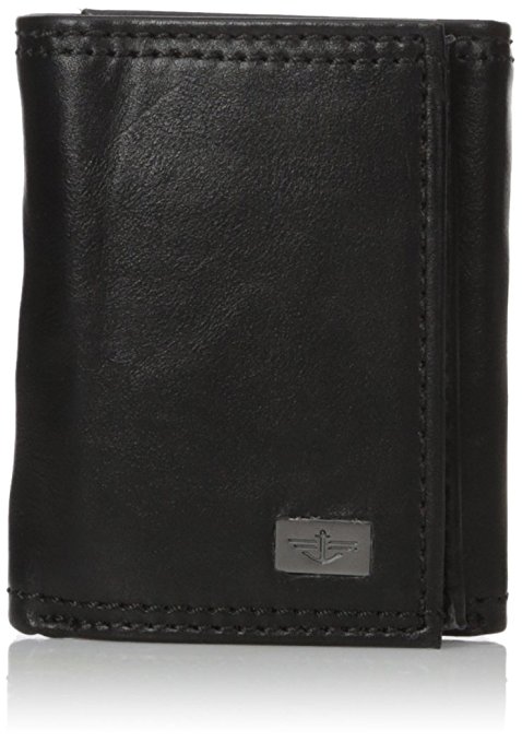 Dockers Men's Extra Capacity Trifold Wallet (RFID & Standard Style)