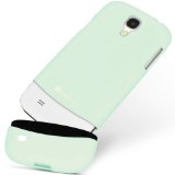 GreatShield iSlide Slim-Fit PolyCarbonate Hard Case for Samsung Galaxy S4 S IV Coral Green