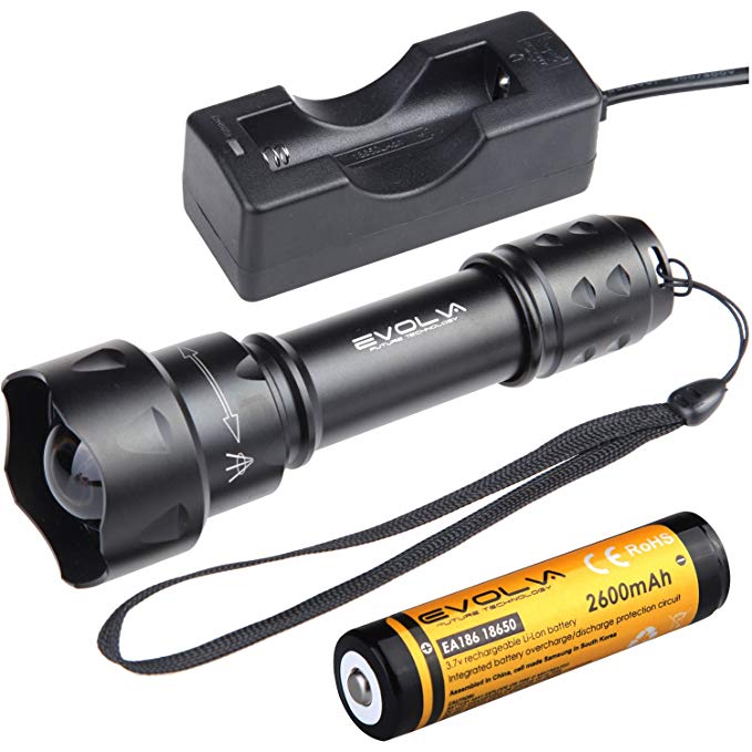 EVOLVA FUTURE TECHNOLOGY T20 IR 38mm Lens Infrared Light Night Vision Flashlight Torch