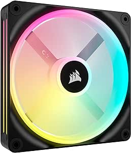 Corsair iCUE LINK QX140 RGB 140mm Magnetic Dome RGB Single Fan - Black