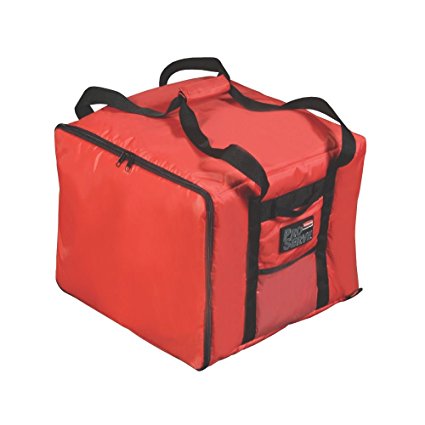 Rubbermaid Commercial Products PROSERVE Insulated Professional Delivery Bag, Pizza Catering Bag, Small, Red, FG9F3800RED