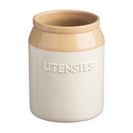 Mason Cash Cane Stoneware Utensil Jar, 1-1/4-Quarts