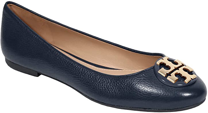 Tory Burch Tumbled Leather Claire Ballet Flat