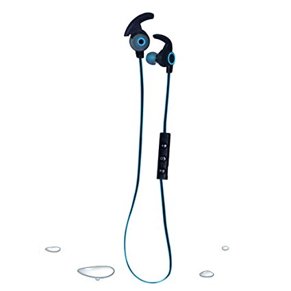 Sport Bluetooth Earphones, Amesica AMW-810 Wireless Headphones with Mic Colorful Stereo Headsets Support Noise Reduction Handsfree Call for iPhone iPad Samsung Laptop Mac Tablets (Blue)