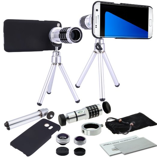 S7 Edge Lens, MP-Mall 4 in 1 Camera Lens Kit for Samsung Galaxy S7 Edge