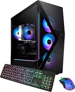 iBUYPOWER Slate 8 MESH Gaming PC Computer Desktop SMI7N47S01 (Intel Core i7 14700F, NVIDIA GeForce RTX 4070 Super 12GB, 16GB DDR5 Non-RGB 5200MHz (8x2), 2TB NVMe, WiFi Ready, Windows 11 Home Advanced)