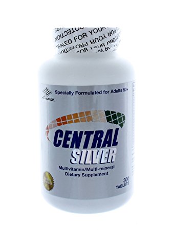 Nu Health Central Silver Multivitamin Multimineral Supplement, 300 Tablets