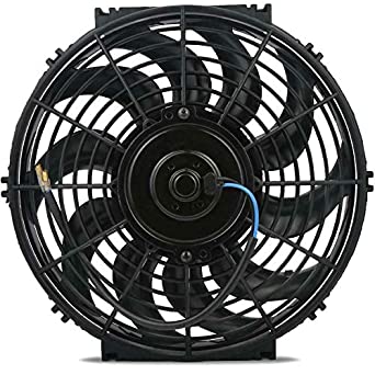 American Volt Universal 12-13" Inch Upgraded 130w Motor Electric Automotive Radiator Cooling Fan 12 Volt Reversible Air Puller Pusher Best High Performance CFM for Cars Trucks