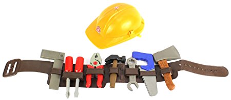 Lil Handy Man Pretend Play Children's Toy Tool Belt Set, Perfect for your Little Builder