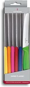 Victorinox Set 6 Cuchillos De Mesa Colores, CON Sierra-Nuevo