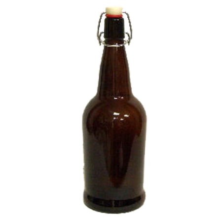 CASE OF 12 - 16 oz EZ Cap Beer Bottles - AMBER