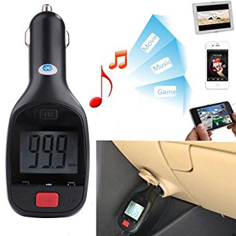 FAVOLCANO Wireless Remote Control Bluetooth MP3 Player FM Transmitter SD-USB Car Kit Charger Handsfree Mic for iPhone 7 7s 6 6s 5 4 Galaxy S7 S6 S5 S4 S3 N4 N3