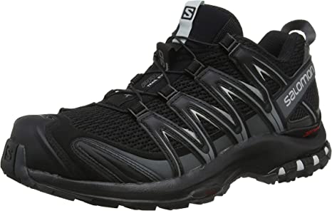 Salomon XA PRO 3D Trail Running Shoes for Men, Black/Magnet/Quiet Shade, 14