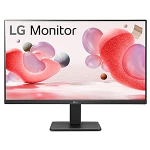 LG 24 Inch (60.4cm) IPS FHD Monitor 1920 x 1080,AMD FreeSync, 100Hz, sRGB 99% Typ(CIE1931), Black Stabilizer, Virtual Borderless, Flicker Safe, Reader Mode,OnScreen Control, HDMI,VGA, 24MR400(Black)