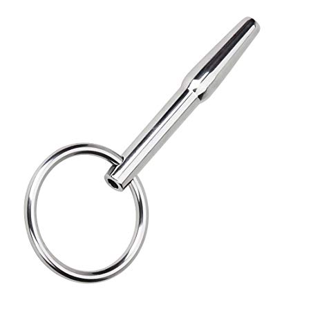 Nomisex Urethral Penis Plug Stainless Steel Hollow Penis Ring