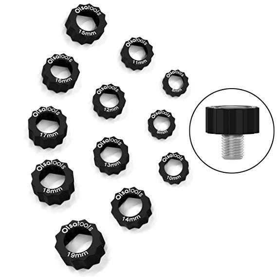 Olsa Tools 12pc Bolt Extractor Ring Set (Metric) | Use On Stripped and Rounded Bolts | Replaces Your Socket Extractor Set | Professional Bolt and Nut Remover | Professional Quality Tools for Mechanics