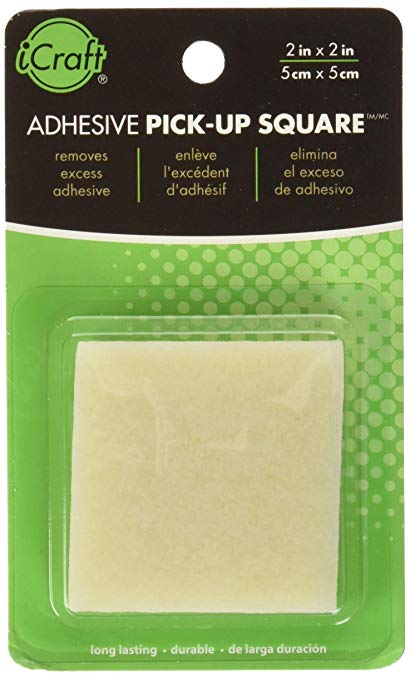 iCraft Adhesive Eraser and Pick-up Square, 2" x 2"