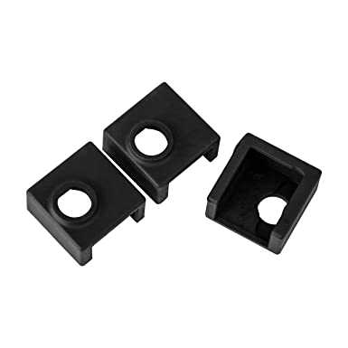 Creality 3D Printer Silicone Hotend Sock Heater Block Cover for Ender 3/Ender 3 Pro/Ender 5/CR-10/CR-10S [3pcs]