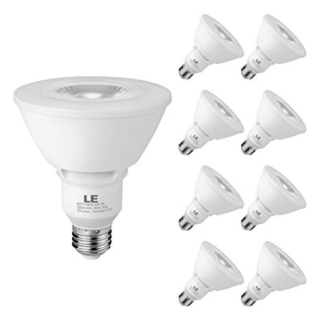 LE 8 Pack 11W Dimmable PAR30 LED Bulbs, 75W Halogen Bulbs Equivalent, UL Listed Flood Light Bulb, 900lm 2700K Warm White, 40° Beam Angle Spotlight, E26 Medium Base Recessed Lights