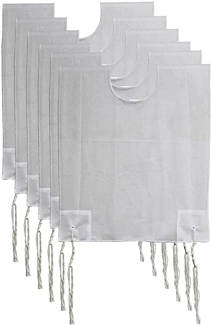 Zion Judaica Quality Mesh Tzitzit Garment 100% Polyester Certified Kosher Tzitzis Sweat Free Imported from Israel