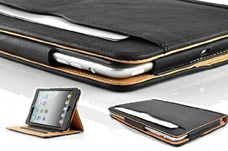 New S-Tech Apple iPad 2 3 4 Generation Soft Leather Wallet Smart Cover with Sleep  Wake Feature Flip Case